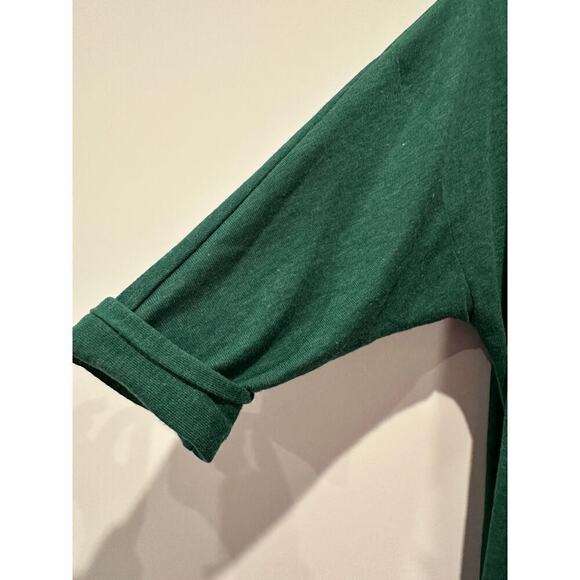 New York & Company Green Long lightweight workwear open front cardigan Size S/M - Picture 2 of 9